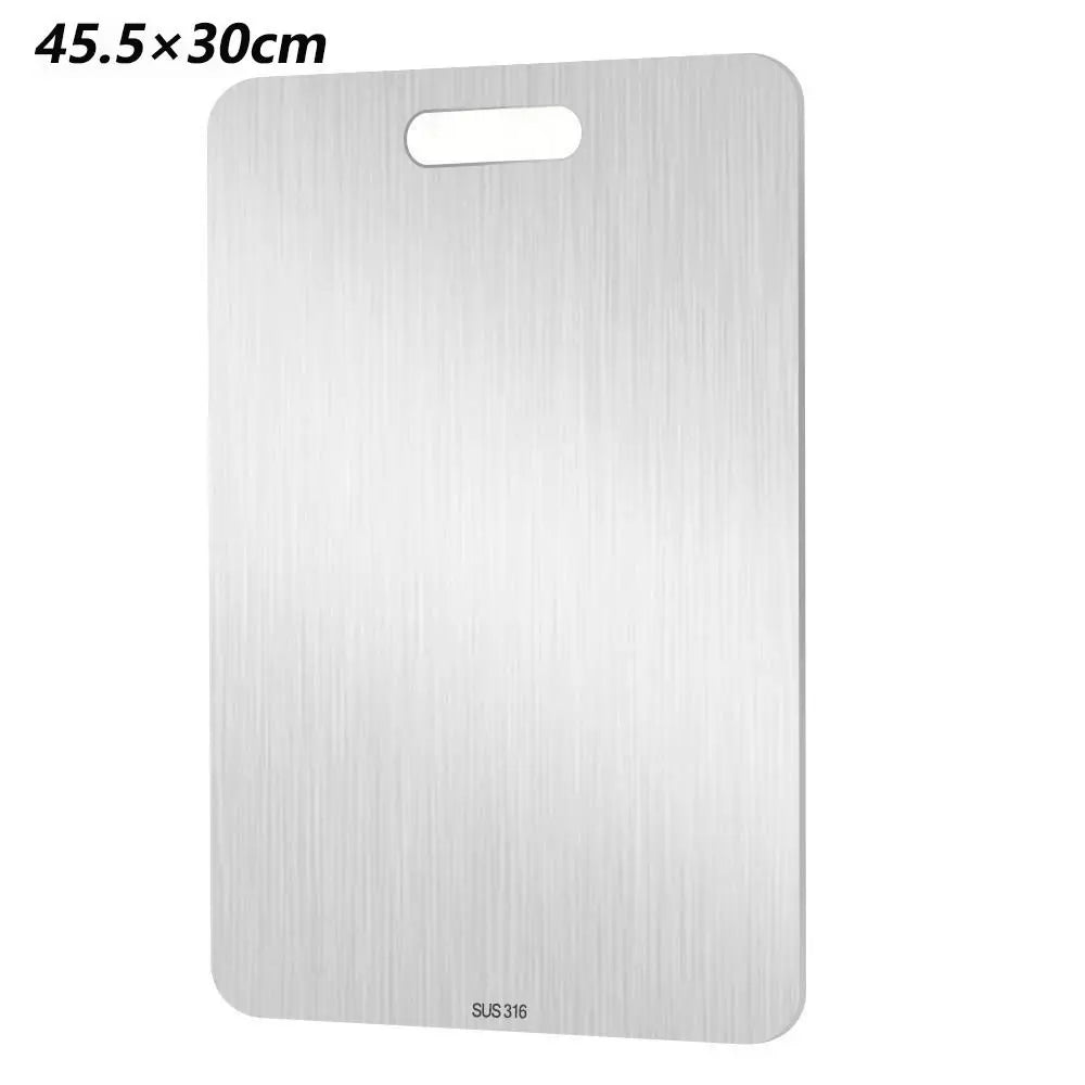 Thickened Stainless Steel Cutting Board Antibacterial and Mildew-Proof Household Cutting Board Kitchen Kneading Dough Board