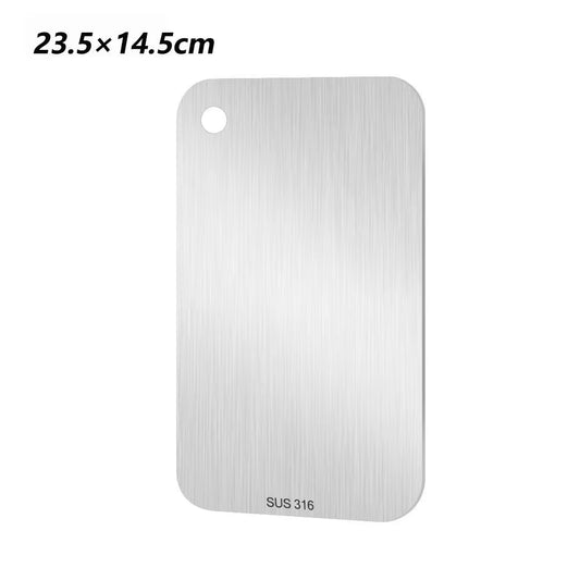 Thickened Stainless Steel Cutting Board Antibacterial and Mildew-Proof Household Cutting Board Kitchen Kneading Dough Board