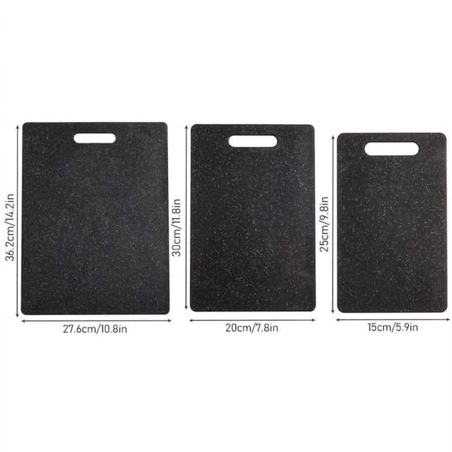 Marble Texture PP Cutting Board Antibacterial and Mildew Cutting Board Kitchen Vegetable Cutting Board Dishwasher Safe