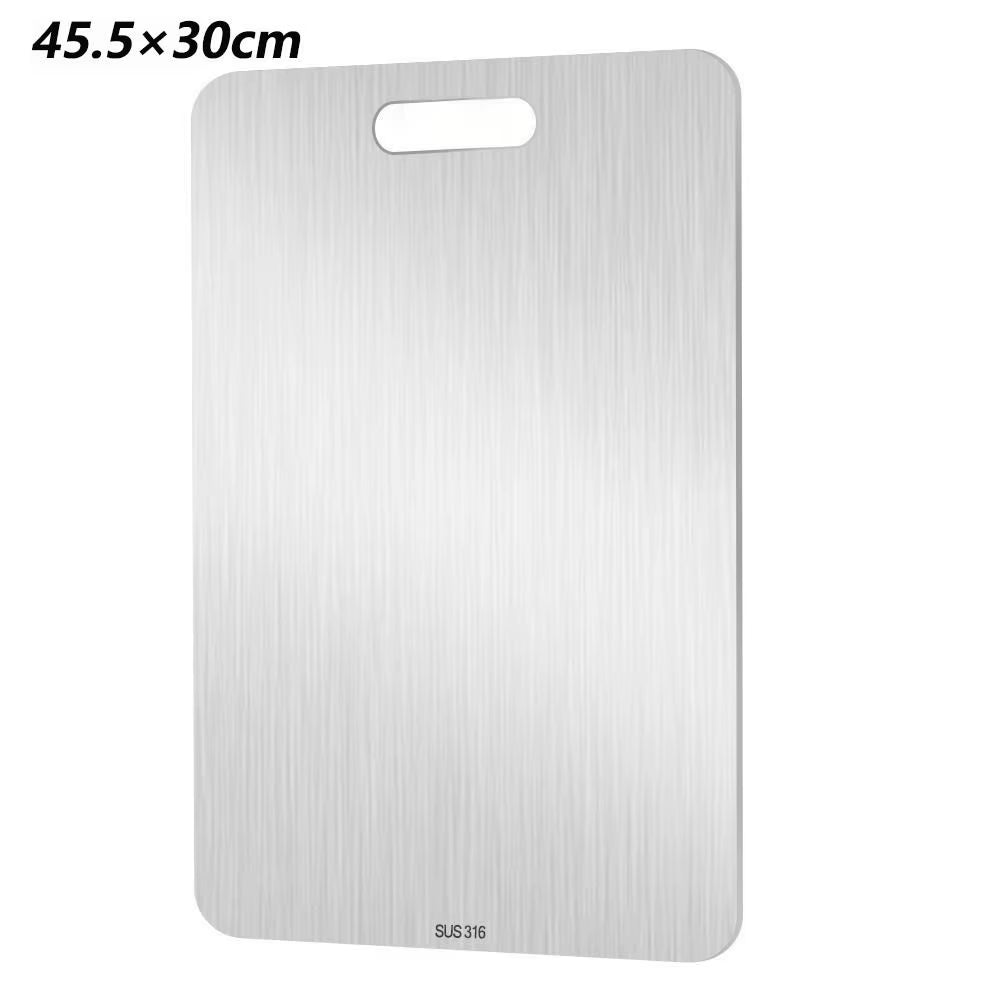 Thickened Stainless Steel Cutting Board Antibacterial and Mildew-Proof Household Cutting Board Kitchen Kneading Dough Board