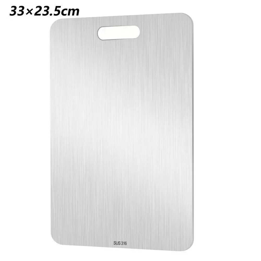 Thickened Stainless Steel Cutting Board Antibacterial and Mildew-Proof Household Cutting Board Kitchen Kneading Dough Board