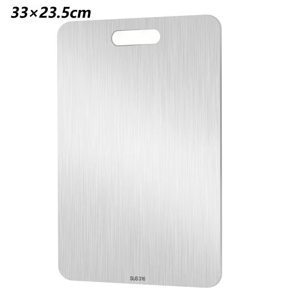 Thickened Stainless Steel Cutting Board Antibacterial and Mildew-Proof Household Cutting Board Kitchen Kneading Dough Board