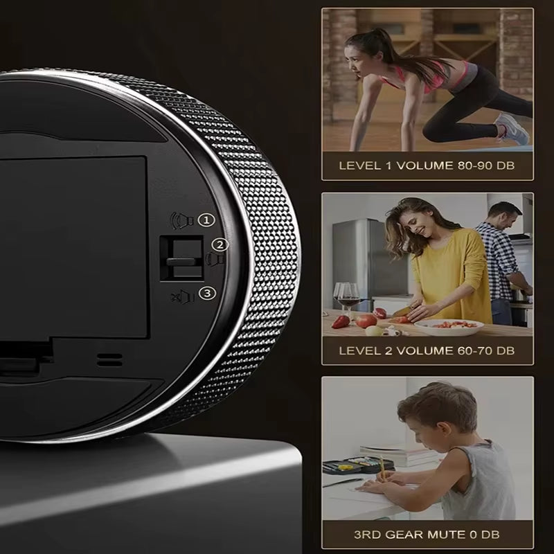 Magnetic Digital Timers Manual Countdown Kitchen Timer Countdown Clock Mechanical Counter for Cooking Shower Study