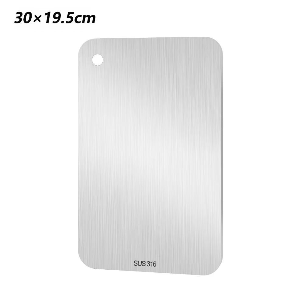 Thickened Stainless Steel Cutting Board Antibacterial and Mildew-Proof Household Cutting Board Kitchen Kneading Dough Board