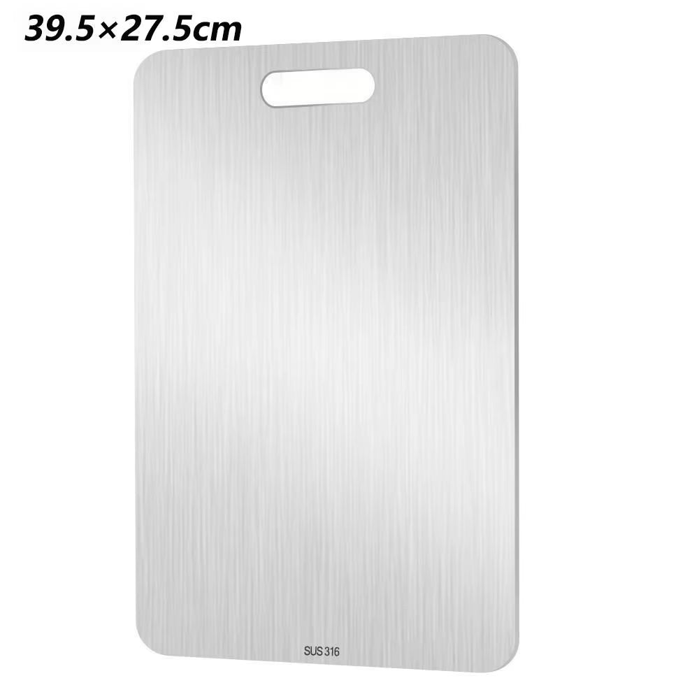 Thickened Stainless Steel Cutting Board Antibacterial and Mildew-Proof Household Cutting Board Kitchen Kneading Dough Board