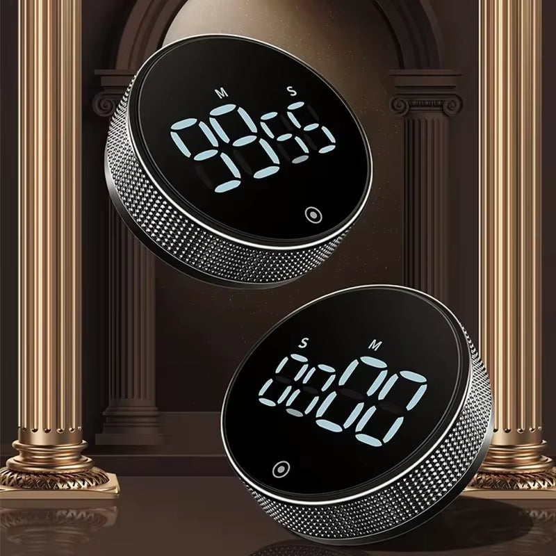 Magnetic Digital Timers Manual Countdown Kitchen Timer Countdown Clock Mechanical Counter for Cooking Shower Study