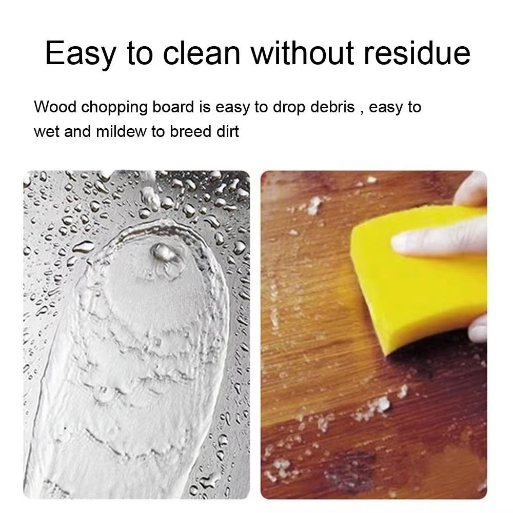 Thickened Stainless Steel Cutting Board Antibacterial and Mildew-Proof Household Cutting Board Kitchen Kneading Dough Board